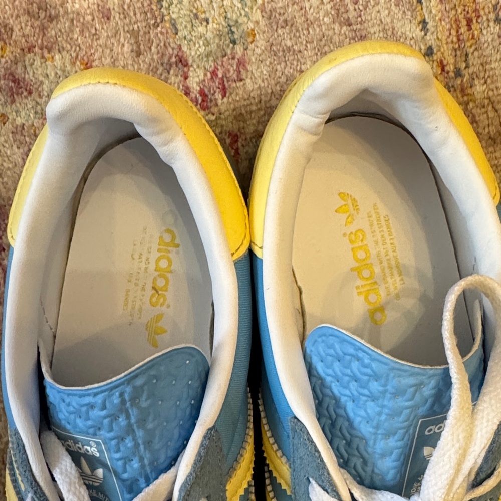 Adidas Gazelle Blue and Yellow Sneakers - Picture 4 of 4